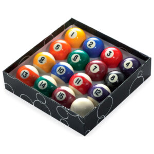 Standard Pool Balls Boxed Set